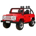 Ride On 2 seater Land Rover SVX 12V  Red