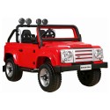 Ride On 2 seater Land Rover SVX 12V  Red