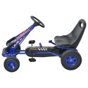 Ride On Go Kart Pedal Bike Blue