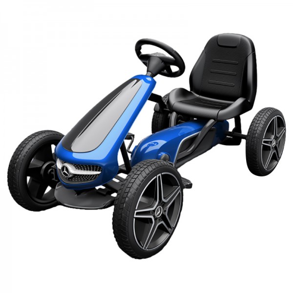 Ride On Mercedes-Benz Pedal Go-Kart Blue