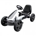 Ride On Mercedes-Benz Pedal Go-Kart White