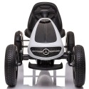 Ride On Mercedes-Benz Pedal Go-Kart White