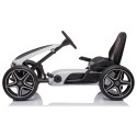 Ride On Mercedes-Benz Pedal Go-Kart White