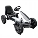 Ride On Mercedes-Benz Pedal Go-Kart White
