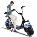 MYTS Coco City Harley 60V Fat Tyre Scooter Army Blue