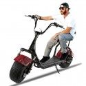MYTS Coco City Harley 60V Fat Tyre Scooter Maroon