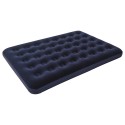 Bestway Flocked Air Bed Double Blue