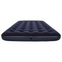 Bestway Flocked Air Bed Double Blue