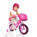 Bicycle Girls 12 Inch Stylish Double seat Dark Pink