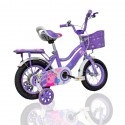 Bicycle Girls 12 Inch Stylish Double seat Purple