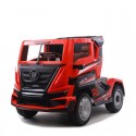 Myts 12V Clunker Truck With Back Trailer Red