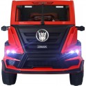 Myts 12V Clunker Truck With Back Trailer Red