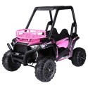 12V Double Seater Quadzilla Crawler Buggy Pink