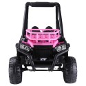 12V Double Seater Quadzilla Crawler Buggy Pink
