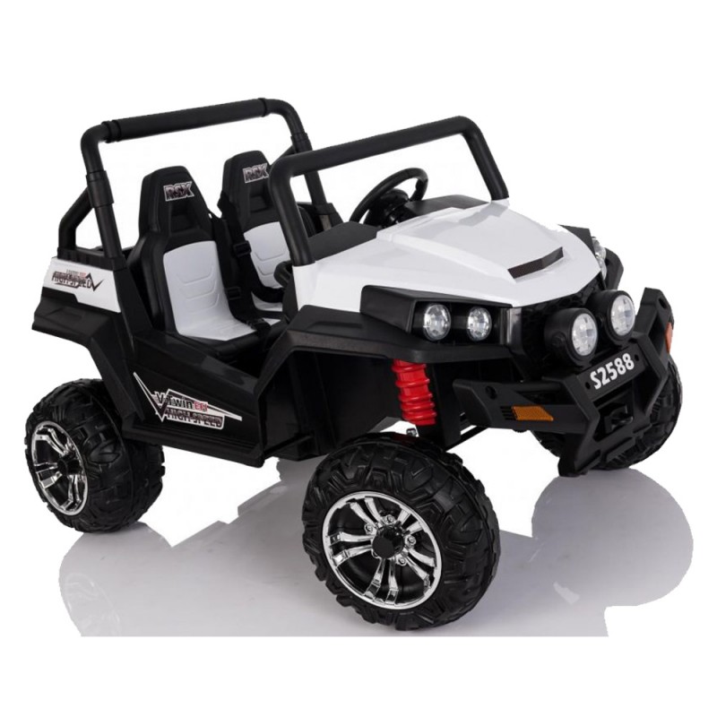 Buy 2 Seater Ride In Off Road Jeep 24V White online for Kids
