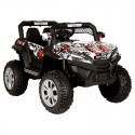 4X4 Cherokee Jeep Buggy 12V  White Camouflage