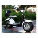 Coco Harley Motorcycle 6v Ride on White