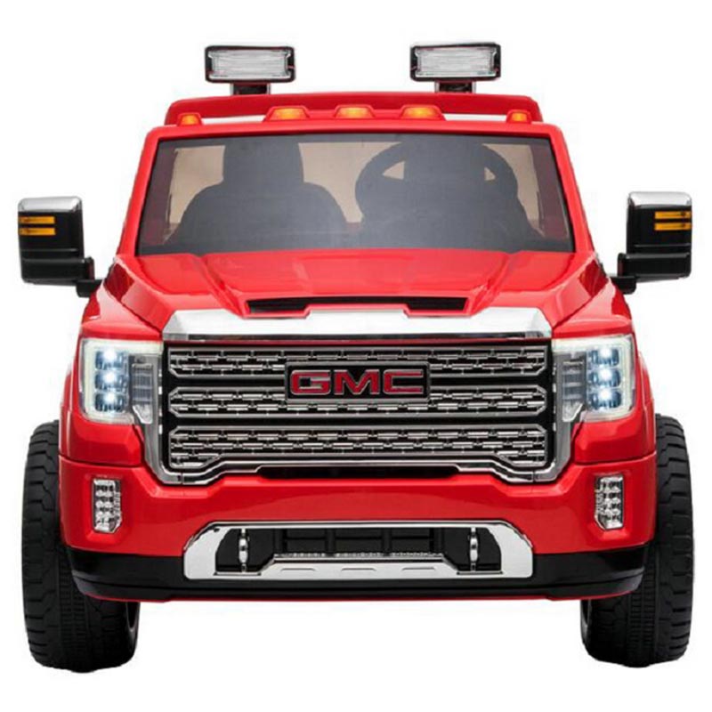 MYTS GMC 12V w/ Rubber Tyre & Leather Seat - Red