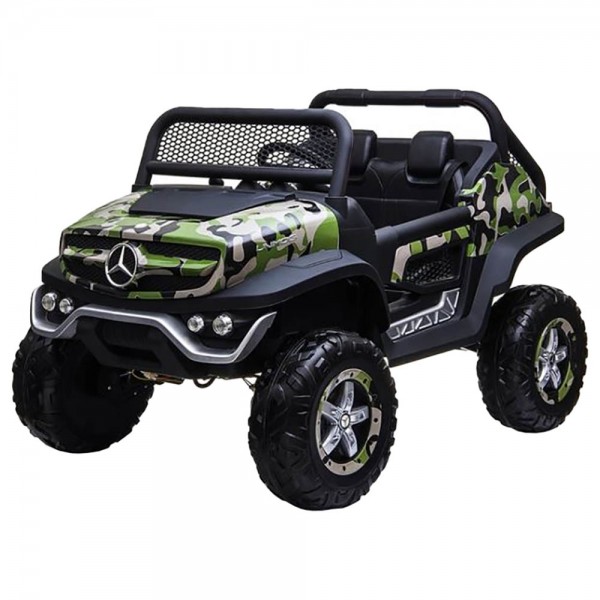 Licensed Mercedes BENZ Dragoon 12V Truck Army Green