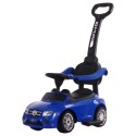 Mercedes Foot To Floor Push Car W/ Handle Blue