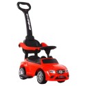Mercedes Foot To Floor Push Car W/ Handle Red