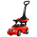 Mercedes Foot To Floor Push Car W/ Handle Red