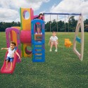 Myts Playhouse W/ Fishy Slide, Double Swing & Hideout