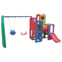 Myts Playhouse W/ Fishy Slide, Double Swing & Hideout