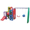 Myts Playhouse W/ Fishy Slide, Double Swing & Hideout