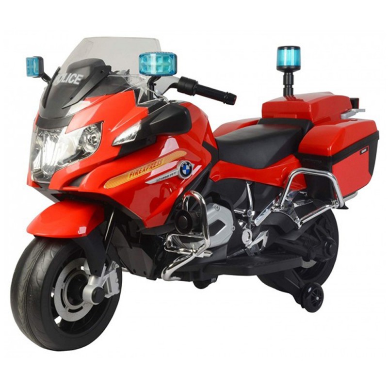 Ride On 12V BMW Licensed Police Bike Red