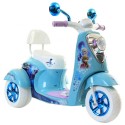 Ride On Frozen Style 6V Sparkly Scooty Blue