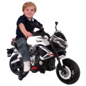 Ride On Kawasaki Styled 6V Motorcycle White