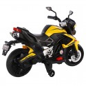 Ride On Kawasaki Styled 6V Motorcycle Yellow