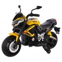 Ride On Kawasaki Styled 6V Motorcycle Yellow