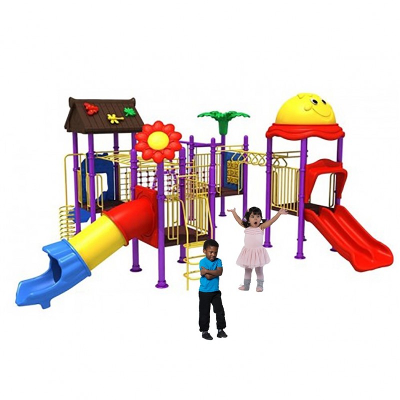 Myts Mega Backyard Kids playground swinger and slider