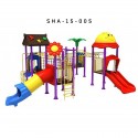 Myts Mega Backyard Kids playground swinger and slider