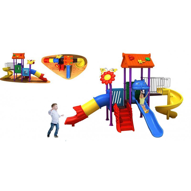 Myts Mega kids adventure wave playsets with slide