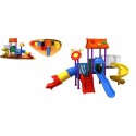 Myts Mega kids adventure wave playsets with slide