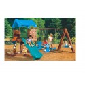 Myts Mega Kids adventurous Slide And Swings with playful platform 