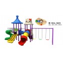 Myts Mega Kitten frame swing & dual and wavy slides 