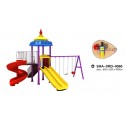 Myts Mega Playcentre adventure kids swings and wavy slide