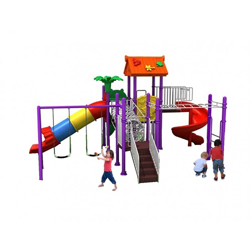 Myts Mega Playfort Kids playground with slides 