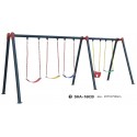 Myts Mega Recreational Kids Metal Swing set