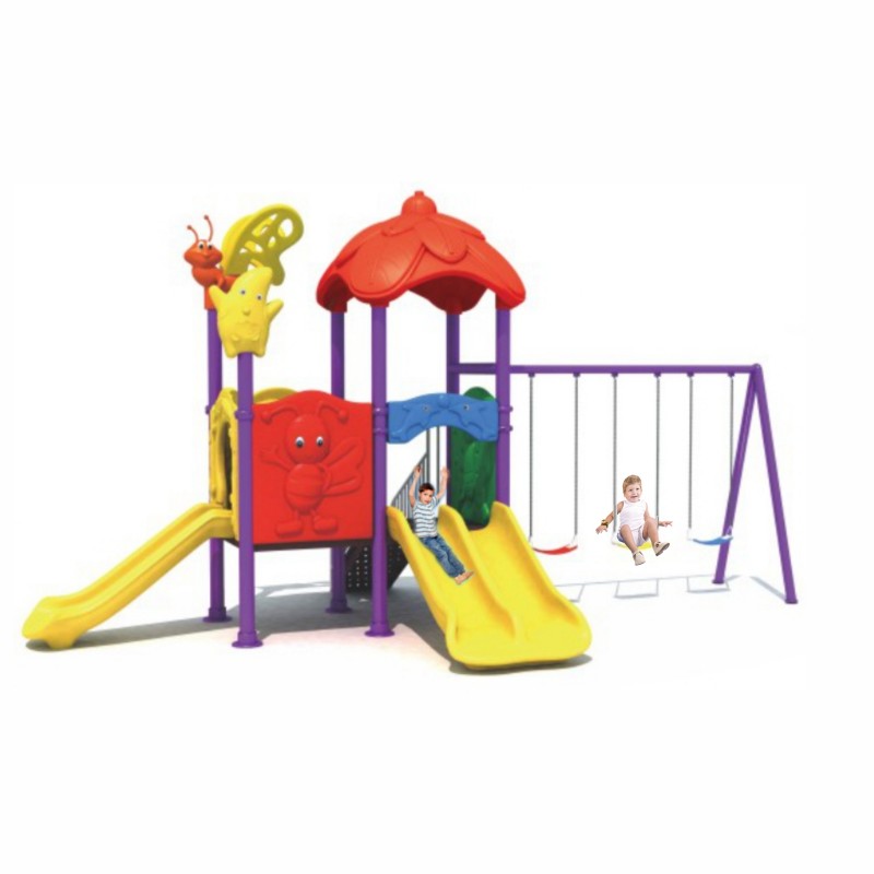 MYTS PEGGY PLAYCENTER WITH SWING & SLIDES FOR KIDS