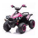 Myts Kids Quad Atv 12V Electric Bike Pink