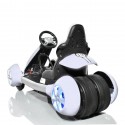 Myts Electric Ride on 12V GT Go Kart Style for Kids White