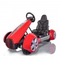 Myts Electric Ride on 12V GT Go Kart Style for Kids Red