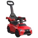 Myts 3-in-1 Lexus Style Musical Deluxe Mega Push Car Red