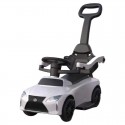 Myts 3-in-1 Lexus Style Musical Deluxe Mega Push Car White