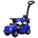 Myts Wrangler Style Jeep Swing & Push Car w/ Canopy Blue